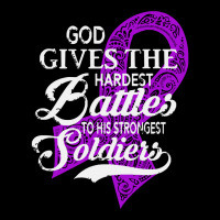 Alzheimers Awareness T  Shirt God Gives The Hardest Battles Strongest Camo Snapback | Artistshot