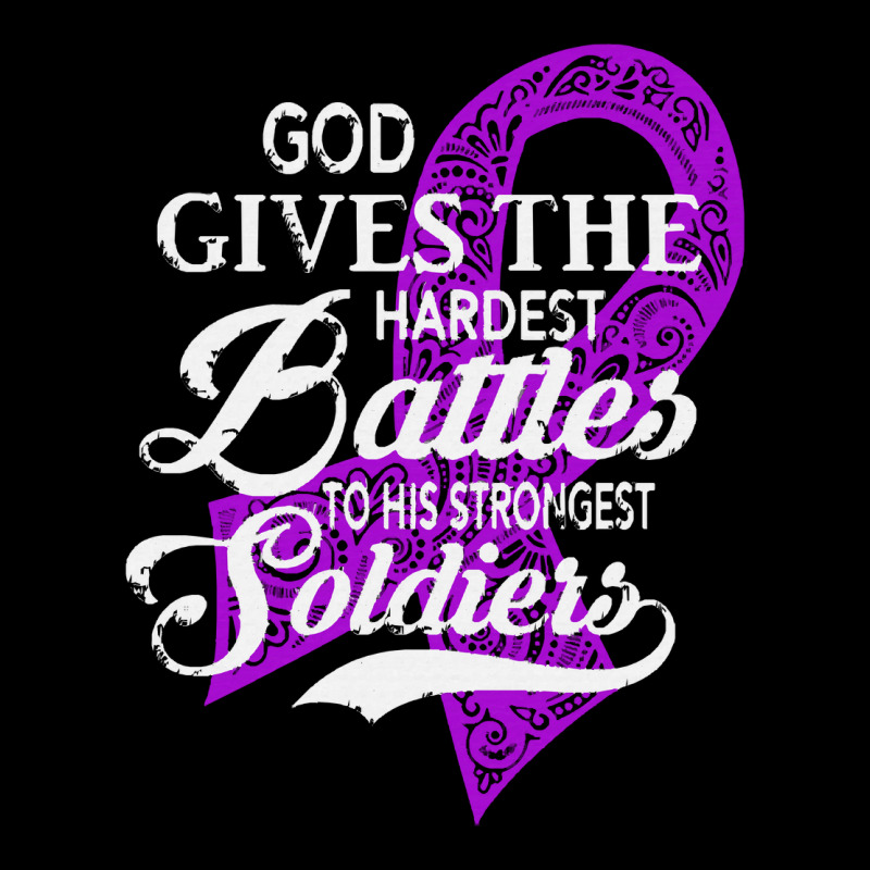 Alzheimers Awareness T  Shirt God Gives The Hardest Battles Strongest Camo Snapback | Artistshot