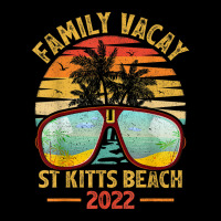 Vintage Family Vacation 2022 Lost Paradise St Kitts Beach Adjustable Cap | Artistshot