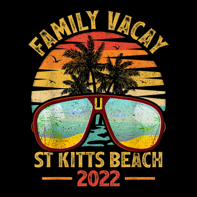 Vintage Family Vacation 2022 Lost Paradise St Kitts Beach Adjustable Cap by Tiktify | Artistshot