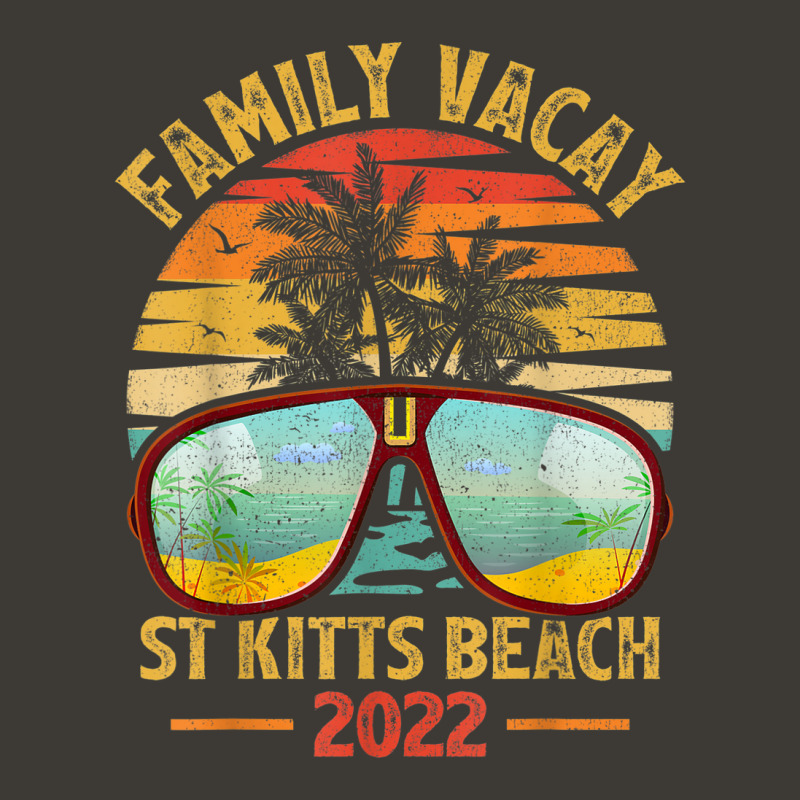 Vintage Family Vacation 2022 Lost Paradise St Kitts Beach Bucket Hat by Tiktify | Artistshot