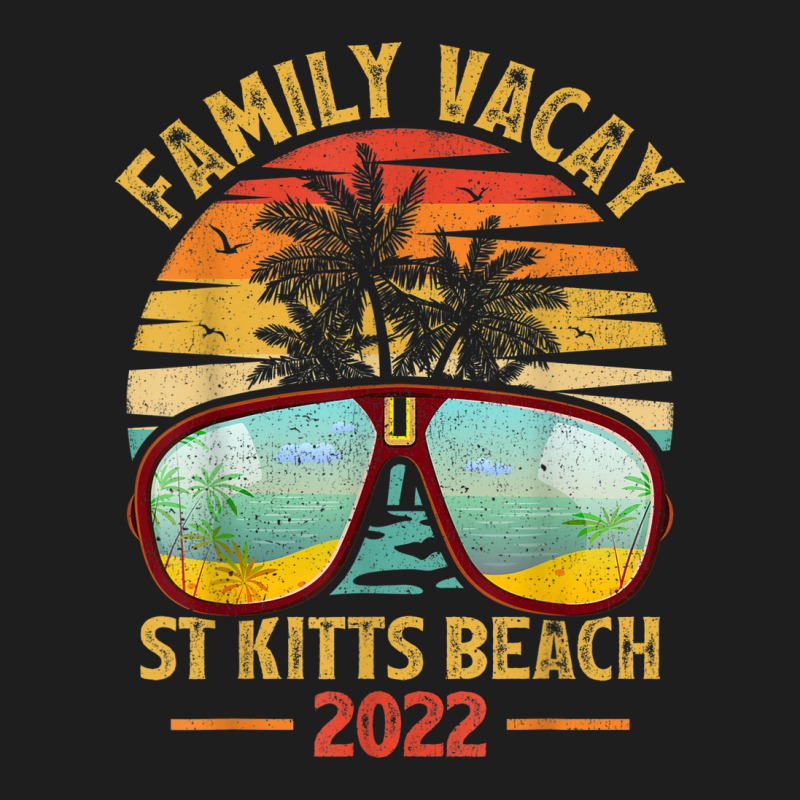 Vintage Family Vacation 2022 Lost Paradise St Kitts Beach Classic T-shirt by Tiktify | Artistshot