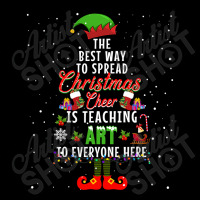 The Best Way To Spread Christmas Cheer Is Teaching Art T Shirt Flat Bill Snapback Cap | Artistshot