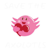 Save The Axolotls  For Animals Lovers Cub Paper Bag - 8 X 4 1/2 X 10 1/4 | Artistshot