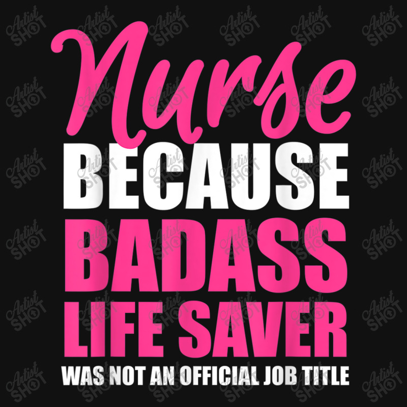 Nurse Badass Live Saver Motorcycle License Plate | Artistshot