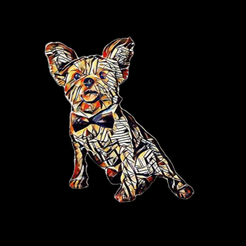 A Yorkshire Terrier Puppy Iso Cropped Sweater by Kemnabi | Artistshot