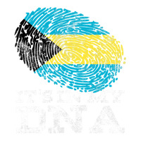 It's In My Dna Bahamian Gifts Fingerprint Proud Bahamas Flag Double Wine Paper Bag - 6 1/2 X 3 1/2 X 12 3/8 | Artistshot