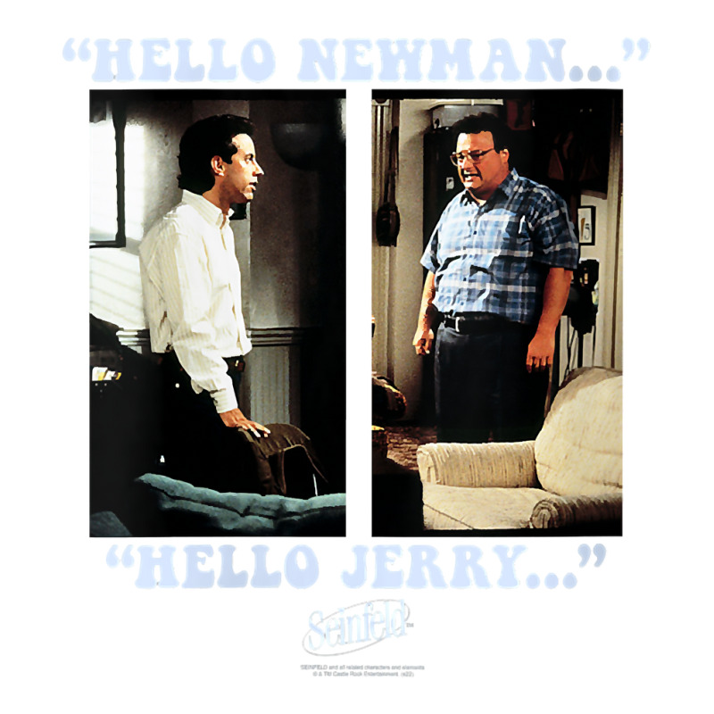 Womens Seinfeld Newman And Jerry V Neck T Shirt Star Paper Bag - 13 X 7 X 13 | Artistshot