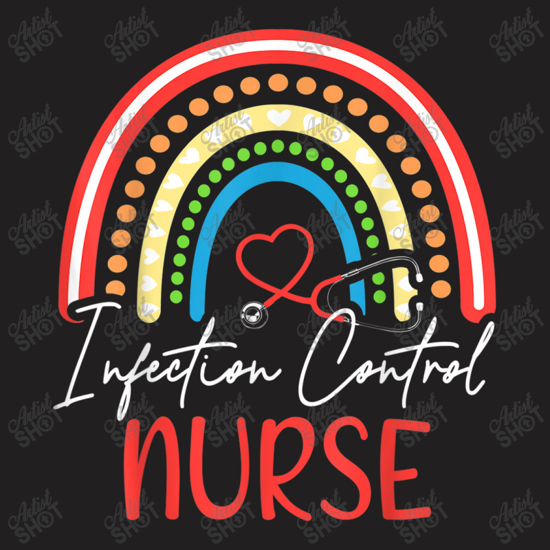 Nurse Infection Control Rainbow Style T-shirt | Artistshot