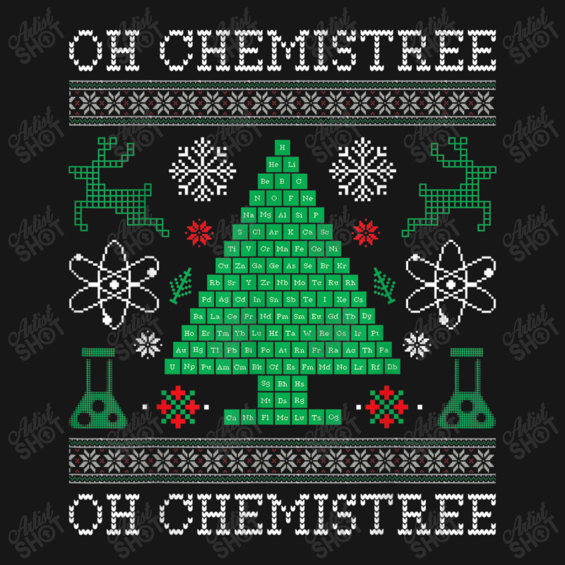 Oh Chemistree Funny Science Periodic Table Tree Christmas Ugly Sweater ...