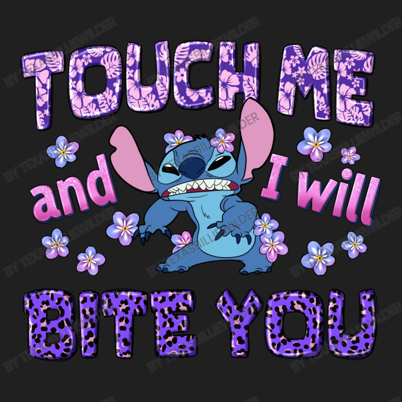 Touch Me And I Will Bite You Ladies Polo Shirt by texasbilliewilder | Artistshot