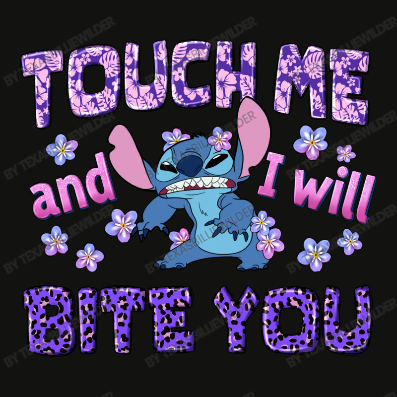 Touch Me And I Will Bite You Scorecard Crop Tee by texasbilliewilder | Artistshot