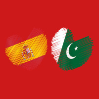 Pakistan Spain Heart Spanish Flag Pakistani Flag Love Heart T Shirt Baseball Cap | Artistshot