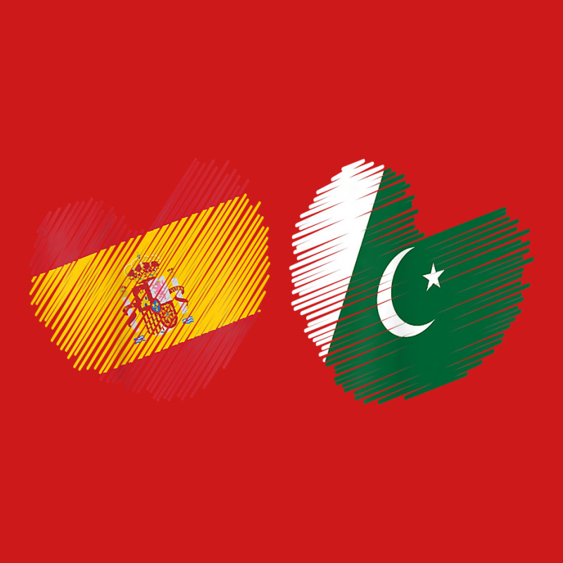 Pakistan Spain Heart Spanish Flag Pakistani Flag Love Heart T Shirt Baseball Cap by hustonfkobar3 | Artistshot