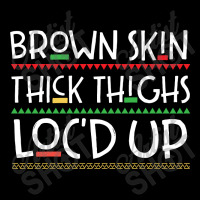 Brown Skin Melanin Poppin Youth Zipper Hoodie | Artistshot