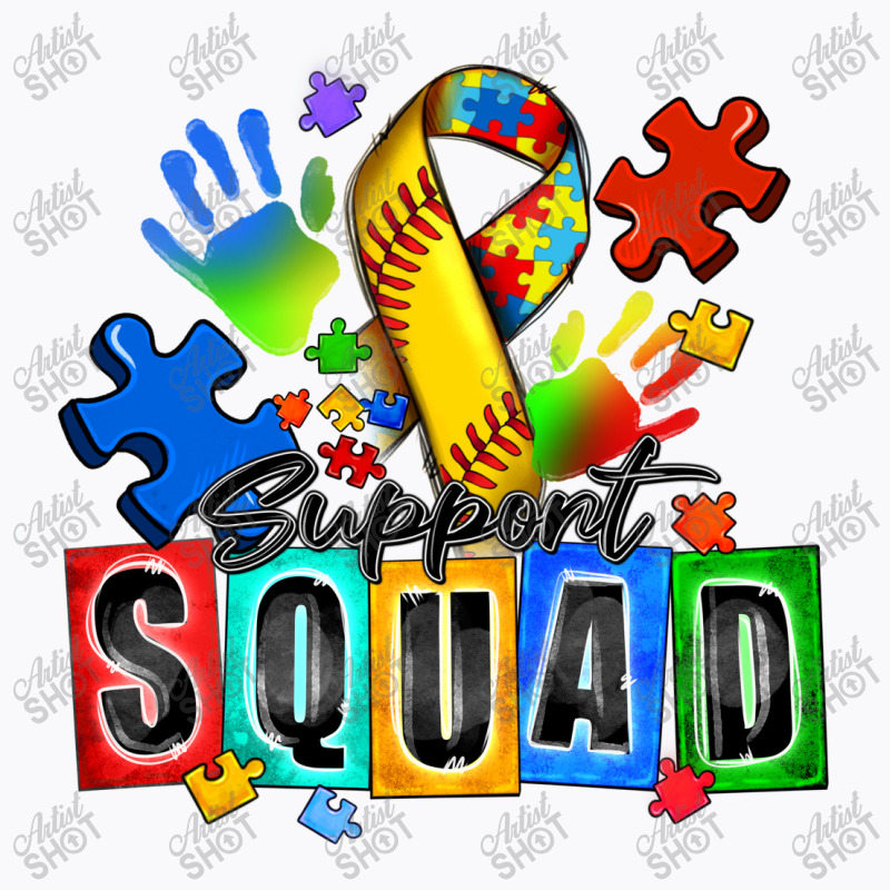 Softball Support Squad Autism T-shirt | Artistshot