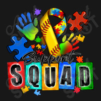 Softball Support Squad Autism Flannel Shirt | Artistshot