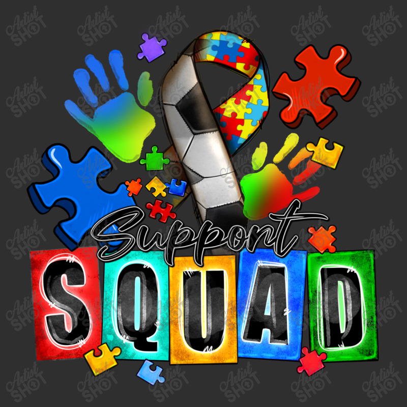 Soccer Support Squad Autism Oval Leatherette Patch | Artistshot