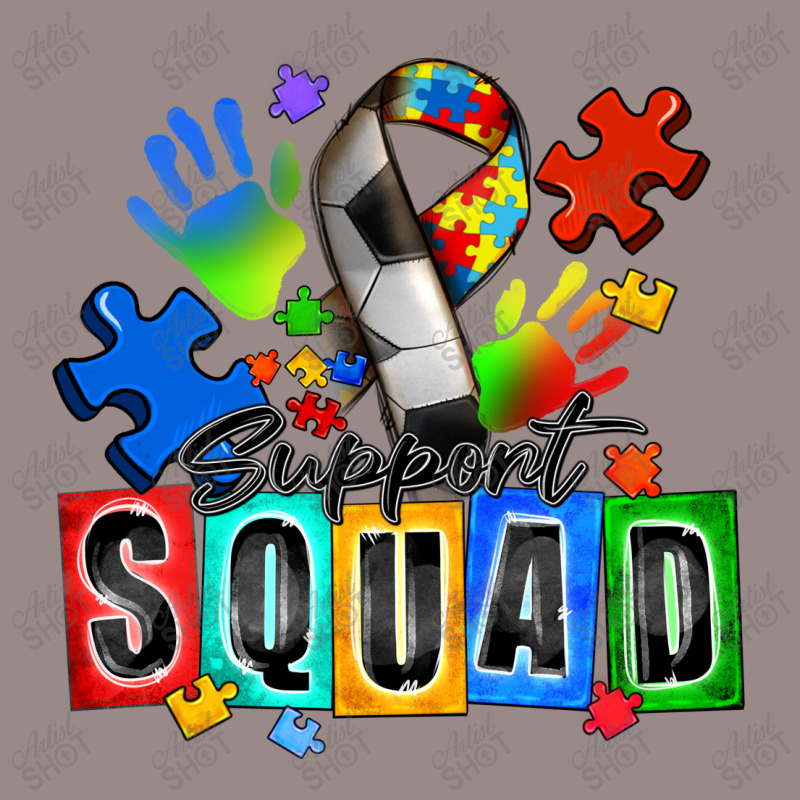 Soccer Support Squad Autism Vintage T-shirt | Artistshot