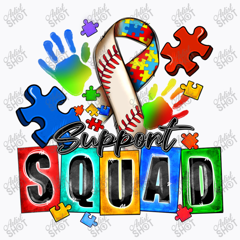 Baseball Support Squad Autism T-shirt | Artistshot