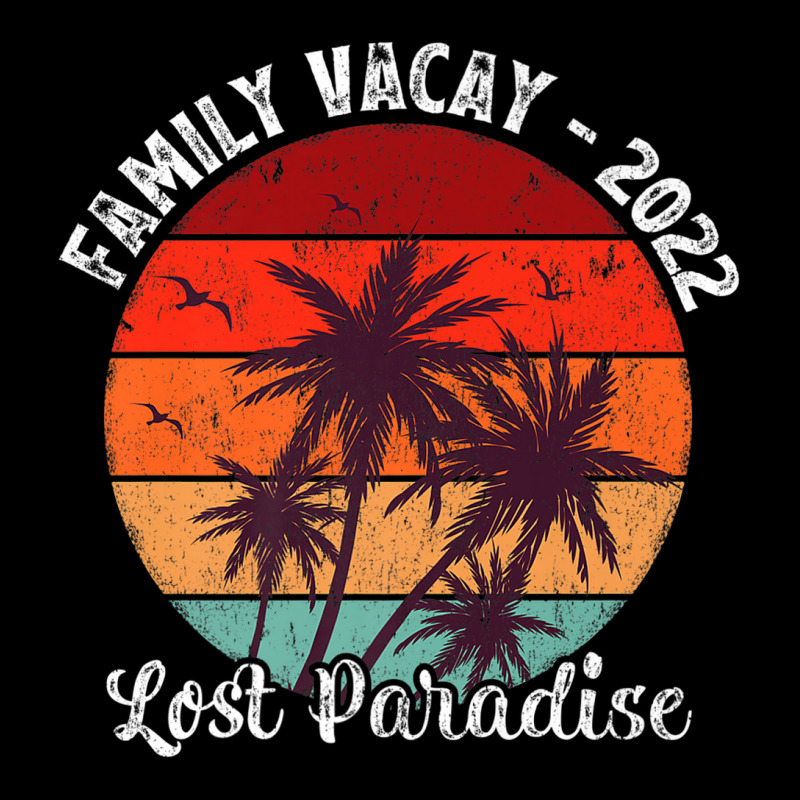 Vintage Palm Tree Family Vacation 2022 Lost Paradise Beach Premium Long Sleeve Shirts by Tiktify | Artistshot