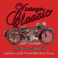 Vintage Croft Cameron Super Eight Motorcycles T Shirt Trucker Cap | Artistshot