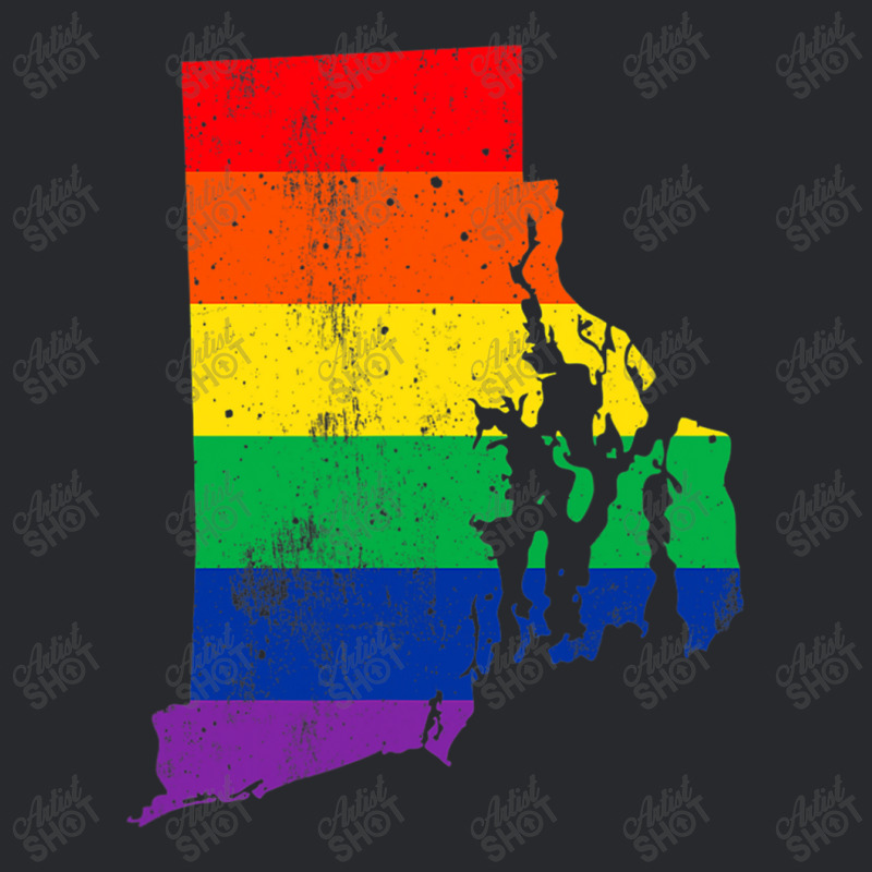 Rhode Island Rainbow Flag Map Gay Pride Lesbian Lgbt Trucker Cap by GrahamWalsh | Artistshot