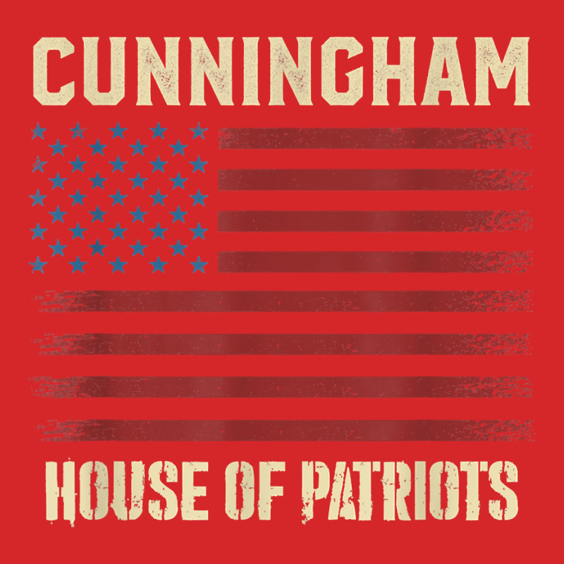 Cunningham Last Name Surname American Flag Family T Shirt Trucker Cap by tognifx | Artistshot