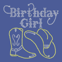 Birthday Girl With Boot And Cowboy Hat Bling Rhinestone T Shirt Flat Bill Snapback Cap | Artistshot