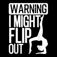 Funny Warning I Might Flip Out Gymnastics Art For Girls Boys Adjustable Cap | Artistshot