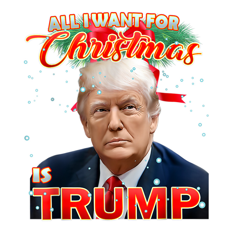 Trump 2024 I Want Trump This Christmas Jumbo Paper Bag - 18 X 7 X 18 3/4 | Artistshot