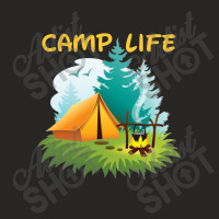 Camp Life Ladies Fitted T-shirt | Artistshot