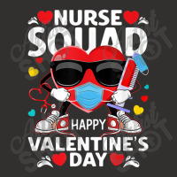 Nurse Squad Happy Valentine's Day Red Masked Heart & Syringe Champion Hoodie | Artistshot