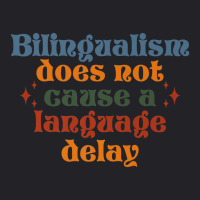 Bilingualism Does Not Cause A Language Delay Slp Pathologist Premium Youth Tee | Artistshot