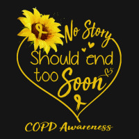 Copd Awareness T  Shirt C O P D Awareness No Story Should End Too Soon Mesh Cap | Artistshot