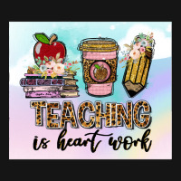 Teaching Is Heart Work T  Shirtteaching Is Heart Work T  Shirt Mesh Cap | Artistshot