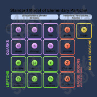 Particles Standard Model Higgs Boson Physics Teacher Student T Shirt Ladies Denim Jacket | Artistshot