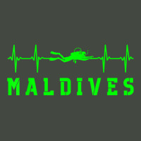 Maldives Scuba Diving Maldives Souvenir Heartbeat Diving T Shirt Trucker Cap | Artistshot