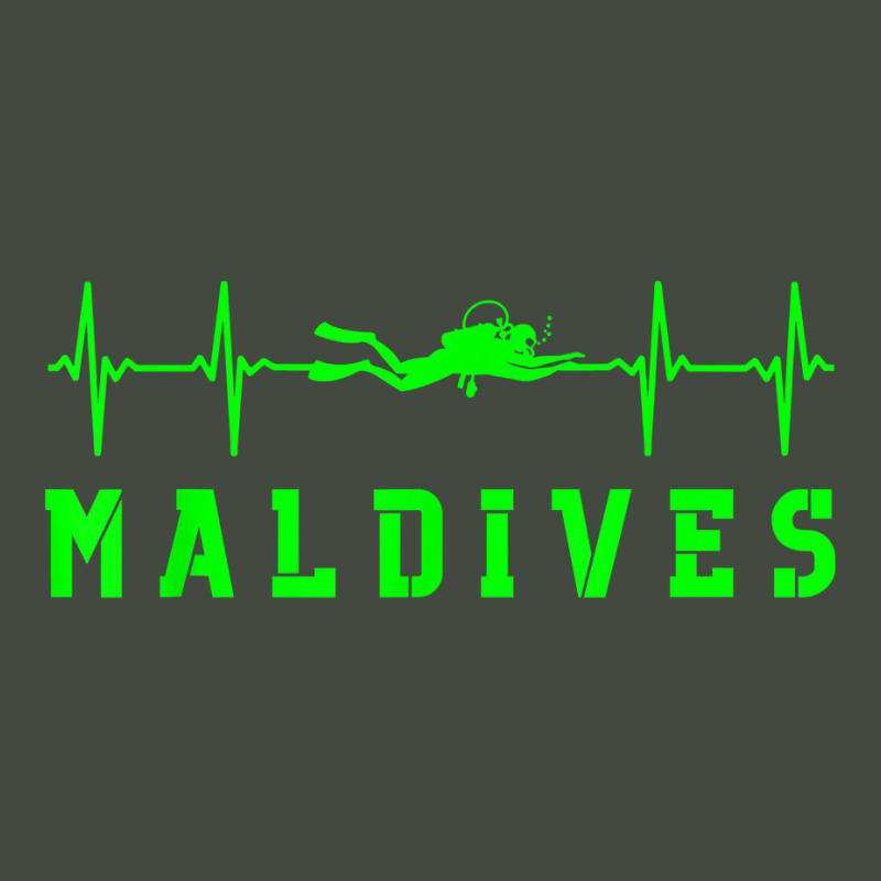 Maldives Scuba Diving Maldives Souvenir Heartbeat Diving T Shirt Trucker Cap | Artistshot