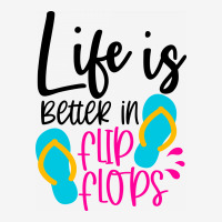 Life Is Better In Flip Flops Accessory Pouches | Artistshot