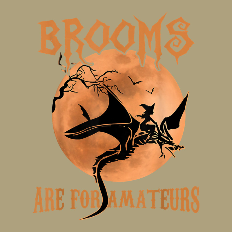 Brooms Are For Amateurs Dragon Riding Witches Halloween T Shirt Flat Bill Snapback Cap by jaiahlowes | Artistshot