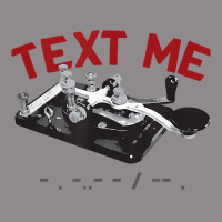 Text Me  Morse Code Key  Ham Radio T Shirt Flat Bill Snapback Cap | Artistshot