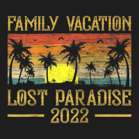 Vintage Sunset Family Vacation 2022 Lost Paradise Beach Raglan Basebal Classic T-shirt | Artistshot