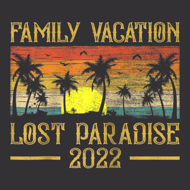 Vintage Sunset Family Vacation 2022 Lost Paradise Beach Raglan Basebal Vintage Hoodie by Tiktify | Artistshot