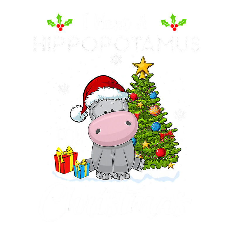 Hippopotamus I Want A Hippopotamus For Christmas Xmas Hippo 209 Hippo Debie Paper Bag - 10 X 5 X 13 | Artistshot