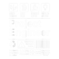 Project Engineer Product Label T Shirt Debie Paper Bag - 10 X 5 X 13 | Artistshot