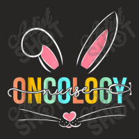 Oncology Nurse Bunny Ears Stethoscope Nursing Easter Day Ladies Fitted T-shirt | Artistshot