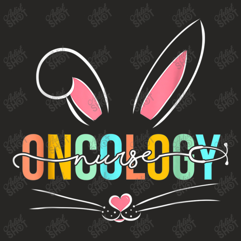 Oncology Nurse Bunny Ears Stethoscope Nursing Easter Day Ladies Fitted T-Shirt by YenNgoc | Artistshot