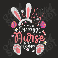 Oncology Nurse Team Easter Day Bunny Ears Oncology Nurse Ladies Fitted T-shirt | Artistshot