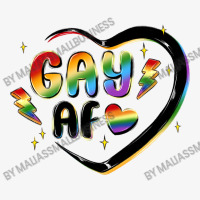 Gay Af Ladies Fitted T-shirt | Artistshot